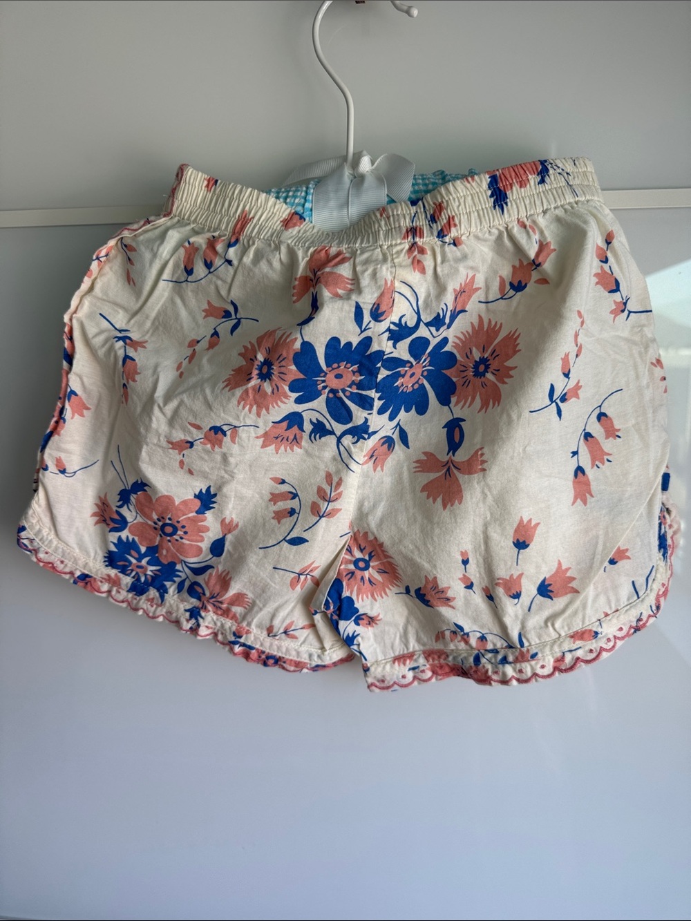 Bonjour diary Floral Two-Piece Set in Cream with Pink & Blue Flowers size8y - Picture 7 of 7
